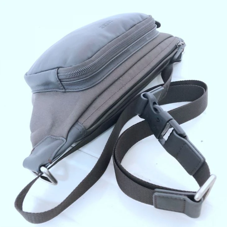custom leather waist bag